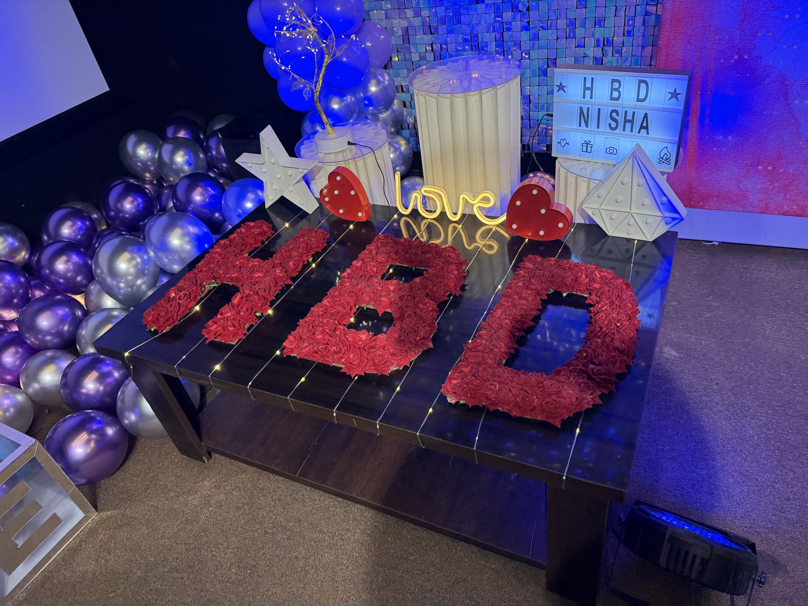 Private Theater at Velvet Rohtak - 4K Screen Birthday Celebration